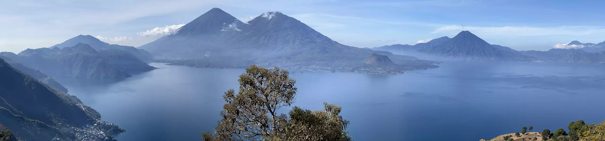 A view over Lake Atitlan, Guatemala